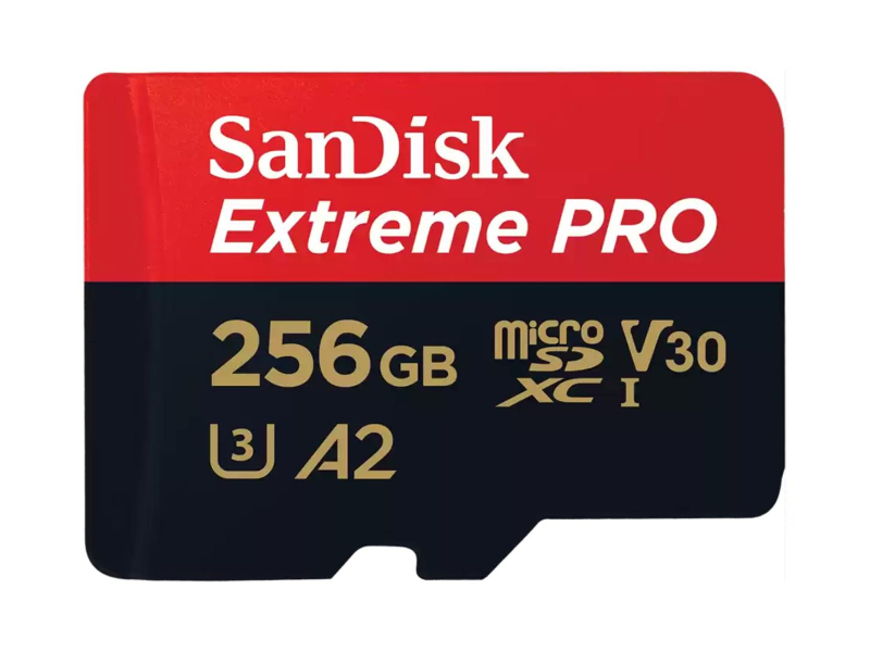 Sandisk 256GB microSDXC Extreme PRO 200MB/s A2 C10 V30 UHS-I U3